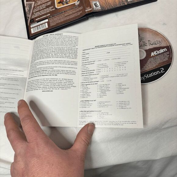 Paris-Dakar Rally Sony PS2 PlayStation 2 Video Game Complete w/Reg Card Mint - Picture 3 of 7